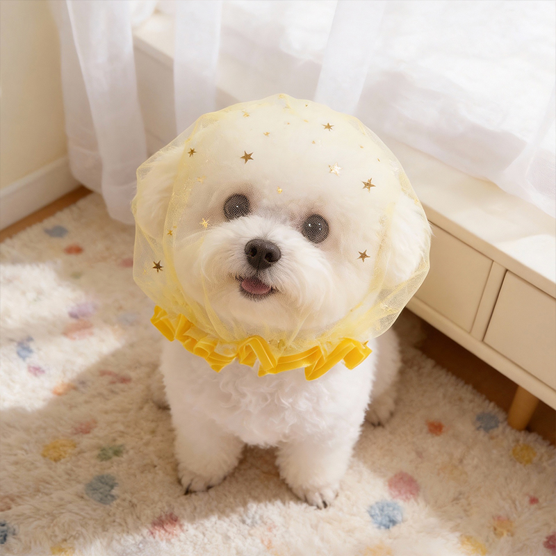 Pet Supplies York - Cappello Estivo Antiabbaio per Cani, Elastico