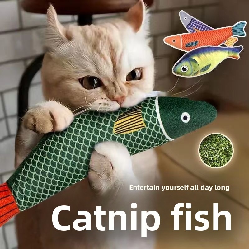 Catnip Toys - Nuovo Giocattolo per Gatti: Pesce in