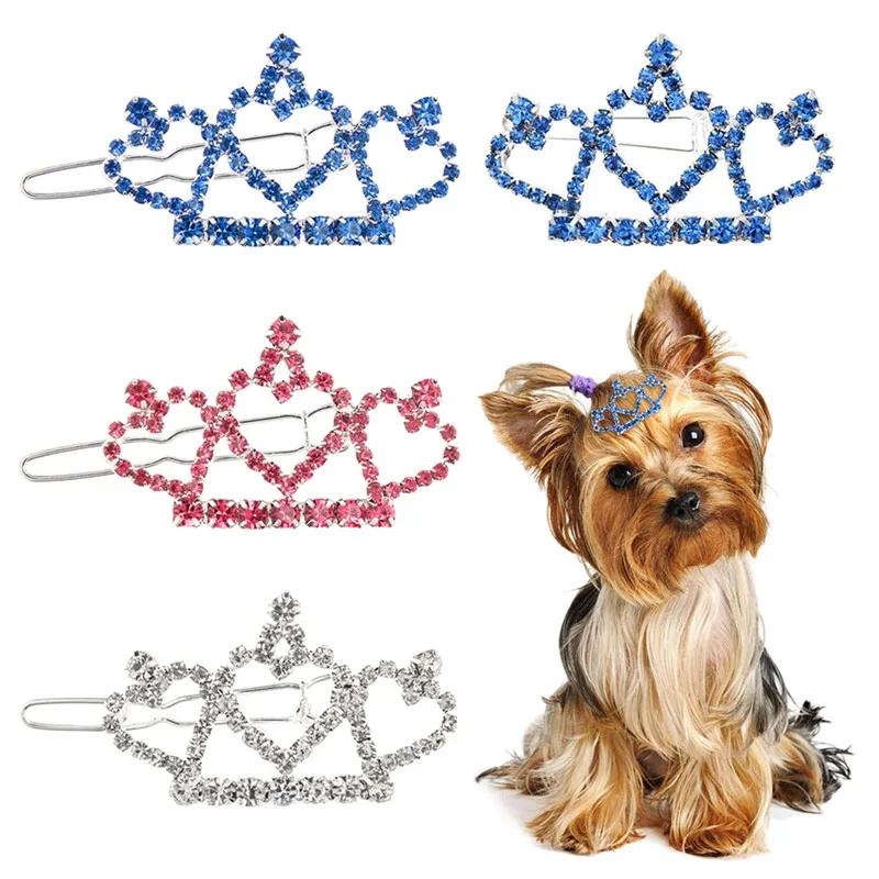 Pet Supplies York - Bling delicato cristallo cane tornante strass