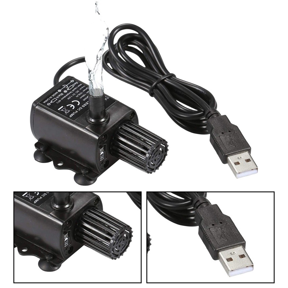 Fish Tank Filter Pump - Pompa sommergibile brushless USB 5V con