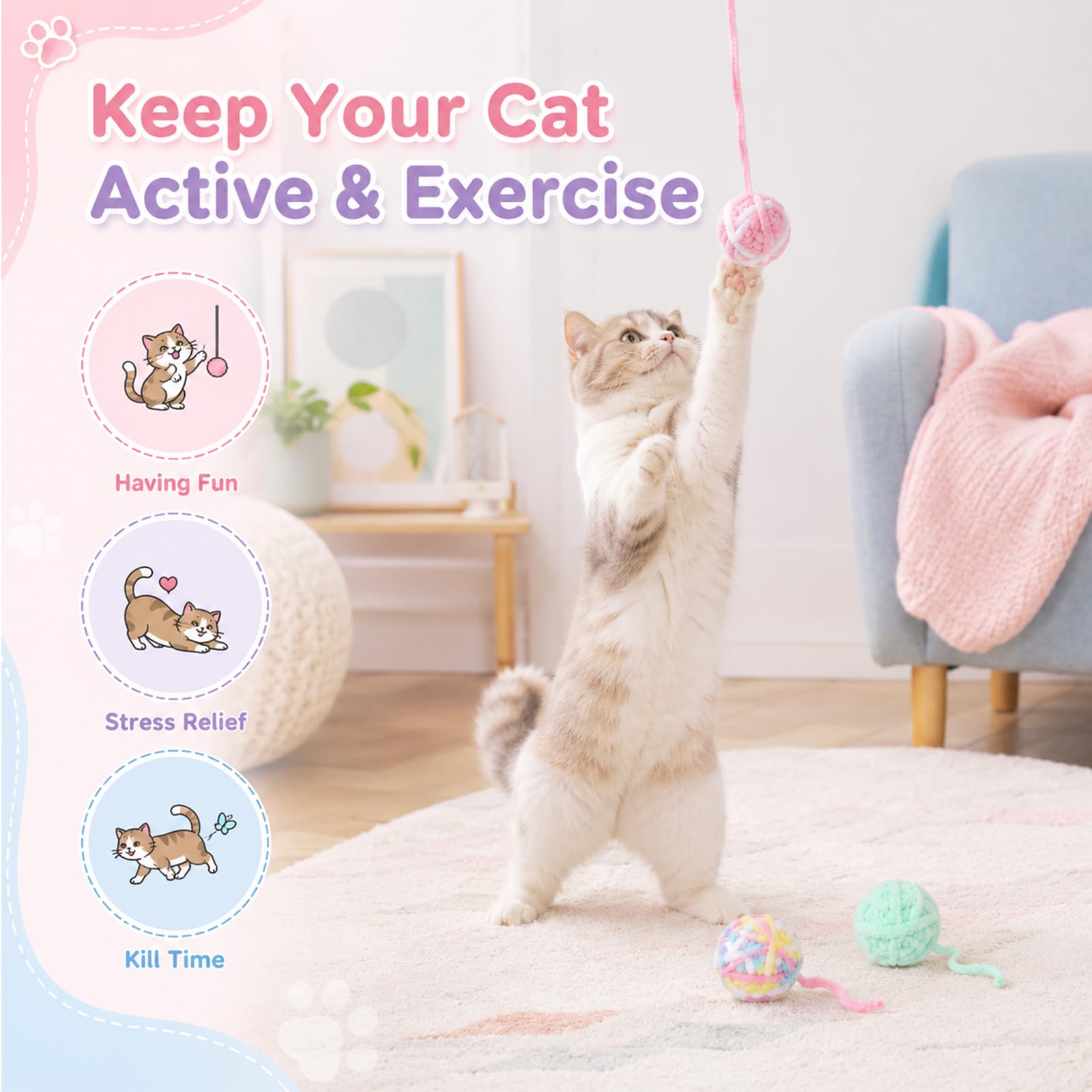 Palline Giocattolo per Gatti i - Catnip Toys recensione e prezzo