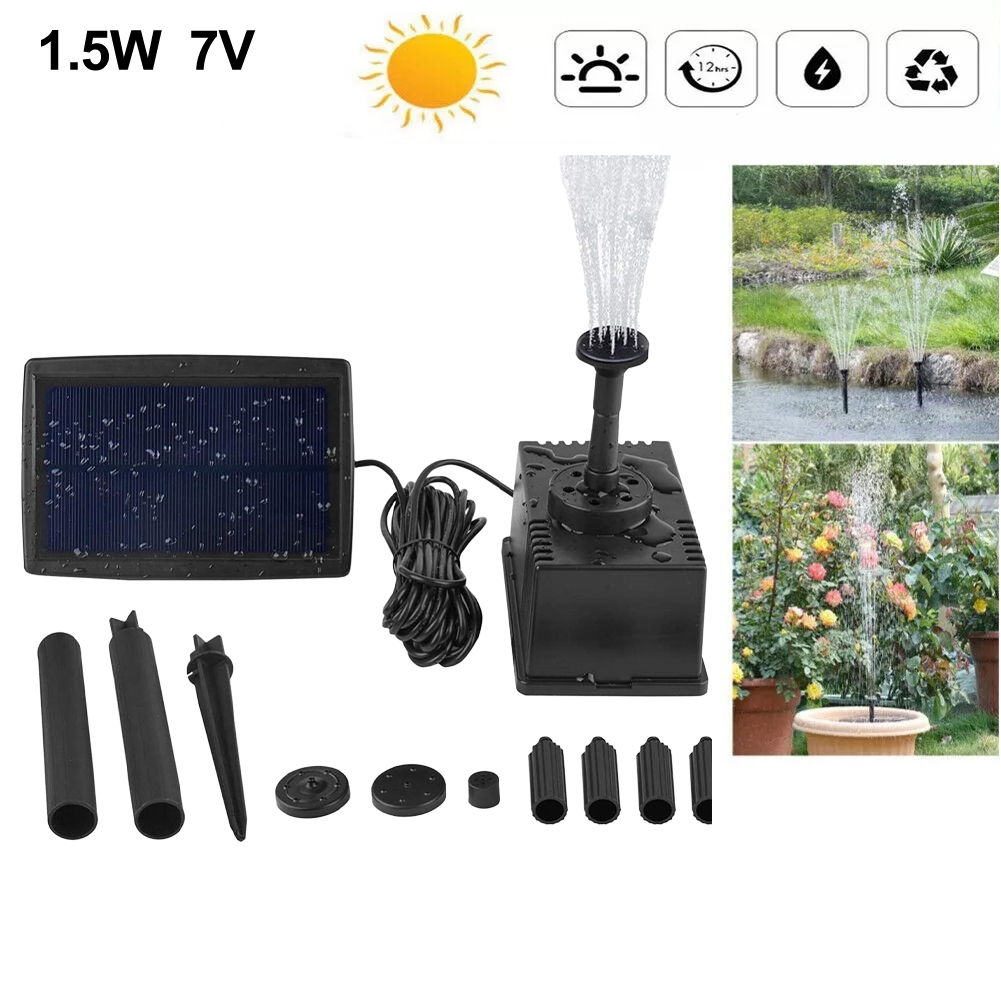 Pompa per fontana solare da 1, - Fish Tank Filter Pump recensione e prezzo
