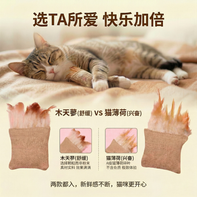 Giocattolo per gatti in tela e - Catnip Toys recensione e prezzo